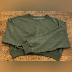 Aeropostale Olive Crewneck Sweater